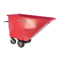 Chariot &agrave; bascule motoris&eacute;, Capacit&eacute; 27 cu. ft., 51" h x 81" la x 33" p Maritime Industrial Rubber