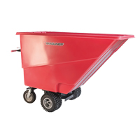Chariot &agrave; bascule motoris&eacute;, Capacit&eacute; 27 cu. ft., 51" h x 81" la x 33" p Maritime Industrial Rubber