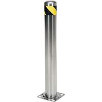 Butoir de s&eacute;curit&eacute;, Acier inoxydable, 36" h x 8" la, Argent Maritime Industrial Rubber
