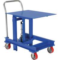 Lift Table, 30"L x 24"W, Steel, 2000 lbs. Capacity Maritime Industrial Rubber