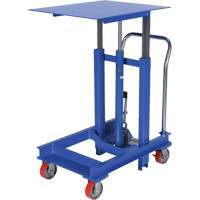 Lift Table, 30"L x 24"W, Steel, 2000 lbs. Capacity Maritime Industrial Rubber