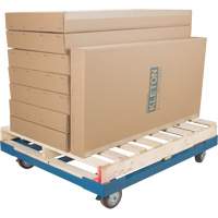 Pallet Dolly, 48.5" W x 43" D x 8" H, 3000 lbs. Capacity Maritime Industrial Rubber