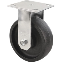 Roulette Emaxx RollX, Fixe, 4" (101,6 mm), Nylon, 1200 lb (544,3 kg) Maritime Industrial Rubber