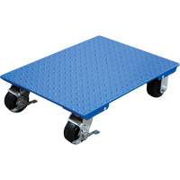 Steel Plate Dolly, 24" W x 30" D x 6" H, 1200 lbs. Capacity Maritime Industrial Rubber