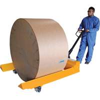 Transpalette pour mat&eacute;riaux en rouleaux, Acier, 48" lo x 7,5" la, Capacit&eacute; 4000 lb Maritime Industrial Rubber