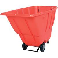 Tilt Truck, Polyethylene, 0.5 cu. yd., 450 lbs. Load Capacity Maritime Industrial Rubber