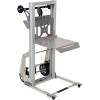 Appareil de levage portatif en aluminium, M&eacute;canisme Pompe au pied, Capacit&eacute; de 200 lb, Levage max de 61" Maritime Industrial Rubber