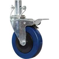 Mini roulette de 4" avec goupille verrouillable Maritime Industrial Rubber
