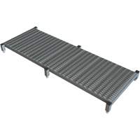 Plateforme de travail en une &eacute;tape &agrave; hauteur r&eacute;glable, 24" la x 71" pr, Capacit&eacute; de 800 lb, Enti&egrave;rement soud&eacute; Maritime Industrial Rubber