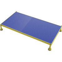 Plateforme de travail en une &eacute;tape &agrave; hauteur r&eacute;glable, 24" la x 48" pr, Capacit&eacute; de 800 lb, Enti&egrave;rement soud&eacute; Maritime Industrial Rubber