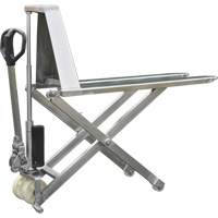 Eco Scissor Skid Lift, 45" L x 21" W, Stainless Steel, 2200 lbs. Capacity Maritime Industrial Rubber