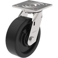 21 Series Medium-Duty Caster, Swivel, 6" (152.4 mm), Phenolic, 1200 lbs. (544.3 kg.) Maritime Industrial Rubber