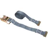 Ratchet Strap, E-Track System, 2" W x 16' L, 1333 lbs. (605 kg) Working Load Limit Maritime Industrial Rubber