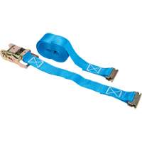 Ratchet Strap, E-Track System, 2" W x 20' L, 1333 lbs. (605 kg) Working Load Limit Maritime Industrial Rubber