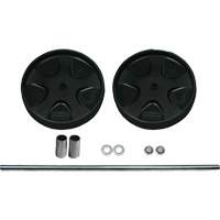 Trousse de roues et axe pour chariot de concierge Maritime Industrial Rubber