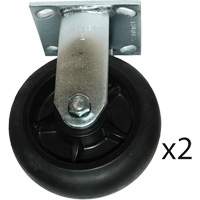 Platform Truck Rigid Casters Maritime Industrial Rubber