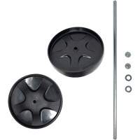 Trousse de roues et axe pour chariot de nettoyage Maritime Industrial Rubber