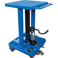 Hydraulic Work Table, 18" L x 18" W, Steel, 500 lbs. Capacity Maritime Industrial Rubber