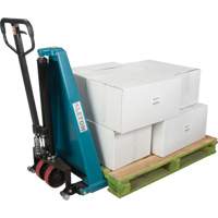 Manual Scissor Skid Lift, 45-1/4" L x 20-1/4" W, Steel, 3300 lbs. Capacity Maritime Industrial Rubber