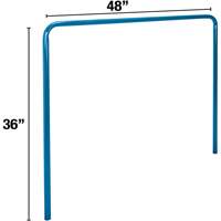 36" x 48" Upright Bracket for Panel Truck Maritime Industrial Rubber