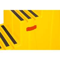 Industrial Step Stool, 3 Steps, 34-13/16" x 22-7/16" x 28-1/2" High Maritime Industrial Rubber