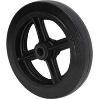 Roue en caoutchouc moul&eacute;, 10" (254 mm) dia. x 2" (50,8 mm) la, Capacit&eacute; de 948 lb (430 kg) Maritime Industrial Rubber