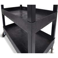 Tub Cart, 3 Tiers, 35-1/4" x 36-1/4" x 18", 300 lbs. Capacity Maritime Industrial Rubber