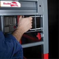 Buildman Baker Drywall Scaffold, 31" D x 6' H Maritime Industrial Rubber