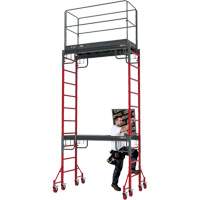 Buildman Baker Drywall Scaffold, 31" D x 6' H Maritime Industrial Rubber