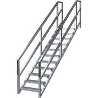Syst&egrave;me d'escalier modulaire pour la construction de 11-16 marches SmartStairs, 120" ha Maritime Industrial Rubber