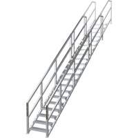 Syst&egrave;me d'escalier modulaire pour la construction de 17-21 marches SmartStairs, 157-1/2" ha Maritime Industrial Rubber