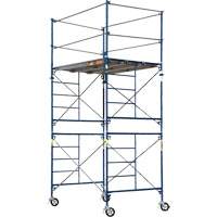 Complete Scaffold Tower with Casters, 69-1/2" D x 178" H Maritime Industrial Rubber