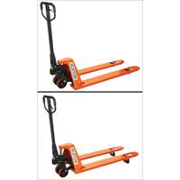Transpalettes hydrauliques &agrave; profil bas, 48" lo x 20,5" la, Capacit&eacute; de 3300 lb Maritime Industrial Rubber