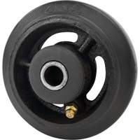 Roue en caoutchouc moul&eacute;, 4" (102 mm) dia. x 1-1/2" (38 mm) la, Capacit&eacute; de 350 lb (158 kg) Maritime Industrial Rubber