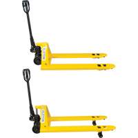 Transpalette &agrave; roues en acier, Acier, 48" lo x 27" la, Capacit&eacute; 5500 lb Maritime Industrial Rubber