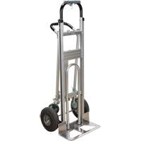 3-in-1 Convertible Hand Truck, Aluminum, 600 lbs. Capacity Maritime Industrial Rubber