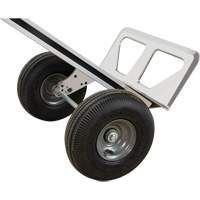 3-in-1 Convertible Hand Truck, Aluminum, 600 lbs. Capacity Maritime Industrial Rubber