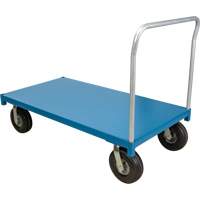 Heavy-Duty Platform Truck, 48" L x 24" W, 1200 lbs. Capacity, Flat Free Casters Maritime Industrial Rubber