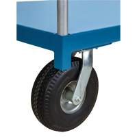 Heavy-Duty Platform Truck, 48" L x 24" W, 1200 lbs. Capacity, Flat Free Casters Maritime Industrial Rubber