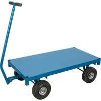 Outdoor Platform Wagon Truck, 24" W x 48" L, 1000 lbs. Capacity Maritime Industrial Rubber