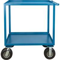 Outdoor Shelf Cart, 2 Tiers, 18" W x 39" H x 33" D, 1200 lbs. Capacity Maritime Industrial Rubber