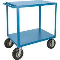 Outdoor Shelf Cart, 2 Tiers, 18" W x 39" H x 33" D, 1200 lbs. Capacity Maritime Industrial Rubber