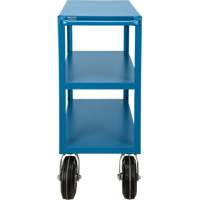 Outdoor Shelf Cart, 3 Tiers, 18" W x 39" H x 33" D, 1200 lbs. Capacity Maritime Industrial Rubber
