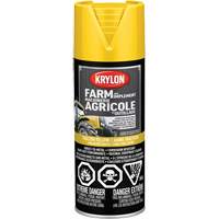 Farm & Implement Spray Paint, John Deere Yellow, High-Gloss, 12 oz., Aerosol Can Maritime Industrial Rubber