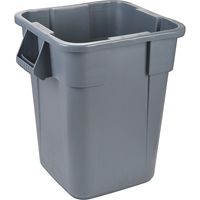 Contenants carr&eacute;s Brute, Poly&eacute;thyl&egrave;ne, 40 gal. US Maritime Industrial Rubber