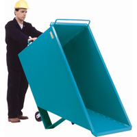 Tilt Truck, Steel, 1 cu. yd., 2000 lbs. Load Capacity Maritime Industrial Rubber