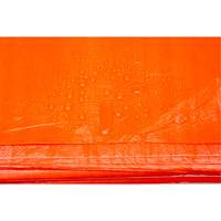B&acirc;ches isol&eacute;es, Poly&eacute;thyl&egrave;ne, Orange, 20' x 12' x 8 mils Maritime Industrial Rubber