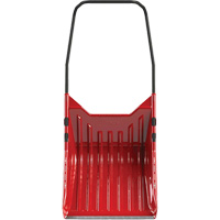 60L Sleigh Snow Shovel, Polypropylene Blade, Wearstrip Included Maritime Industrial Rubber