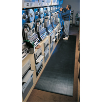 Tapis standard no 381, Ergonomique, 3' x 105' x 1/8", Noir Maritime Industrial Rubber
