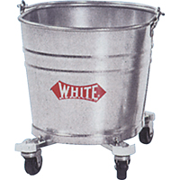 Steel Mop Buckets, 6.5 US Gal. (26 qt.) Capacity Maritime Industrial Rubber